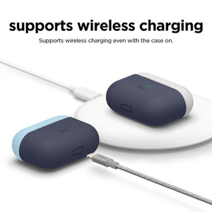 elago AirPods Pro用シリコンケース DUO CASE ジーンインディゴ1 EL_APPCSSCUB_J1-イメージ5