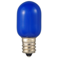オーム電機 LED電球 E12口金 全光束1lm(0．5Wナツメ球 装飾用) 青色 LDT1B-H-E12 13