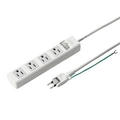 サンワサプライ 電源タップ（3P・4個口・5m） TAP-N3450SWN