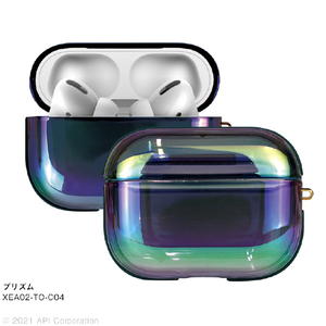 EYLE AirPods Pro用ケース TILE AURORA OVAL for AirPods Pro プリズム XEA02-TO-C04-イメージ6