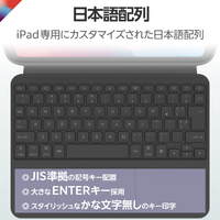 エレコム TK-CA12BPBK Touch Book for iPad 10．9インチ (第10世代)用