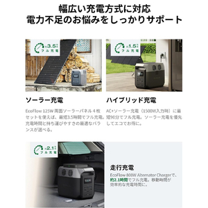EcoFlow ポータブル電源 EcoFlow DELTA 3 1500 EFDELTA1500-JP-B-CBOX-イメージ9