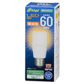 オーム電機 LED電球 E26口金 全光束900lm(7．1W T形 全方向タイプ) 電球色相当 LDT7L-G AG20