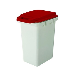 トラスコ中山 連結ワンハンドパッキンペール 70L レッド FC928HD-1610766-イメージ1
