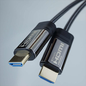 ホーリック 光ファイバー HDMIケーブル メッシュタイプ 75m グレー HH750-607GY-イメージ6