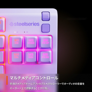 SteelSeries Apex 3 TKL - US 英語配列 Lavender 64940-イメージ5
