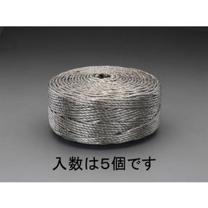 エスコ ポリロープ OD色 5巻 5.0mm×約300m(900g) FCY9972-EA628PP-55-イメージ1