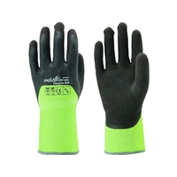東和コーポレーション トワロン/防寒手袋 PowerGrab Thermo3／4 10／XL イエロー／ダークブラウンXL22.7グレー28 FC506FM-1025821