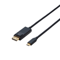 エレコム USB Type-C用DisplayPort変換ケーブル ブラック CAC-CDP20BK