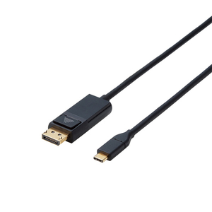 エレコム USB Type-C用DisplayPort変換ケーブル ブラック CAC-CDP20BK-イメージ1