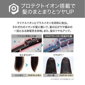 テスコム プロテクトイオン ヘアドライヤー ホワイト TD360AW-イメージ4