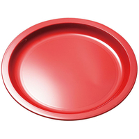 エンテック ポリプロ丸皿26cm (レッド) FC72037-NO.1708R