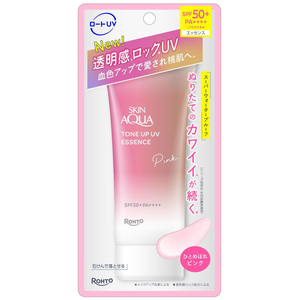 ロート製薬 スキンアクア トーンアップUVエッセンス 70g ピンク FCG227W-イメージ2