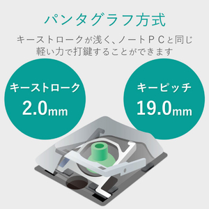 エレコム 無線薄型テンキーパッド ブラック TK-TDP019BK-イメージ7