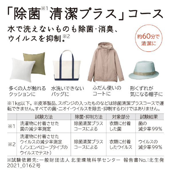 日立 【左開き】11．0kgドラム式洗濯乾燥機 ビッグドラム ホワイト BD-SG110JL W 左開き 風アイロン 0kg