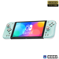 HORI グリップコントローラー Fit for Nintendo Switch ミントグリーン×ホワイト NSW396