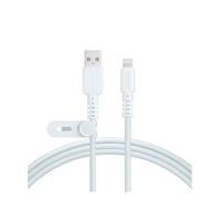 MOTTERU 編み込みケーブル 充電 データ転送対応 Apple MFi認証品 USB-A to Lightning 1m グレイッシュブルー MOT-AMIAL100Z-GB
