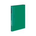 コクヨ クリヤーブック ウェーブカット固定式A4タテ 40ポケット 緑 F814413-ﾗ-T570G