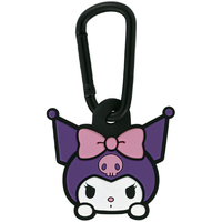 スケーター ラバーマスコット付きカラビナ クロミ ZELK1ｸﾛﾐ