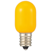 オーム電機 LED電球 E12口金 全光束10lm(0．5Wナツメ球 装飾用) 黄色 LDT1Y-H-E12 13