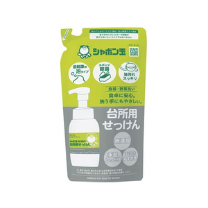 シャボン玉販売 台所用せっけん 泡タイプ つめかえ用 275mL FCU3455-イメージ1