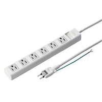 サンワサプライ 電源タップ（3P・6個口・2．5m） TAP-N3625MGN