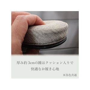 ストロング スリッパ 来客用 ホノル グレー Lサイズ FC757YN-10-5-130-95-イメージ7