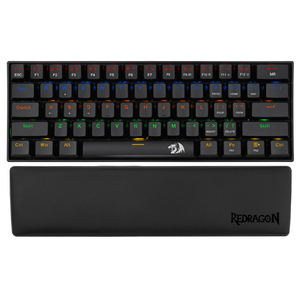 REDRAGON コンパクトキーボード用リストレスト Sサイズ Palm rest ブラック P035TI-イメージ8
