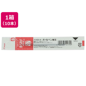 パイロット 油性ボールペン0.7mm替芯 赤 10本 1箱(10本) F850132-BSRF-6F-R-イメージ1
