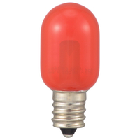 オーム電機 LED電球 E12口金 全光束2lm(0．5Wナツメ球 装飾用) クリア赤色 LDT1R-H-E12 13C