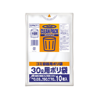 オルディ クリンパック ゴミ容器 乳白半透明 30L 10枚 FC78914-CPN71