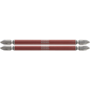 ベッセル（ＴＮ） 剛彩ビット　２本組　（両頭）　＋２×１３０ｍｍ GS142130-イメージ1