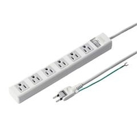 サンワサプライ 電源タップ（3P・6個口・2．5m） TAP-N3625SWN