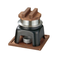 マイン アルミお釜 かまどセット (大) 黒 10-230 FCM8733-006346000