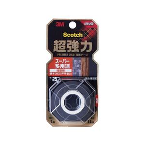 3M スコッチ 超強力両面テープ プレミアゴールド粗面用25mm×1m FCV2025-KPR-25R-イメージ1