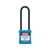 IFAM/ロックアウト用南京錠 ナイロン製シャックル ツル長 青 0 44766 FC297VC-3860953-イメージ1