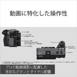 SONY デジタル一眼カメラ・ボディ Cinema Line ILME-FX3A-イメージ14