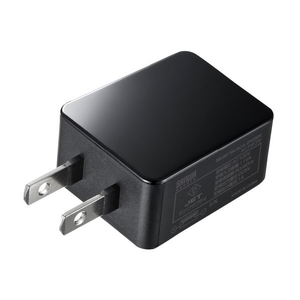 サンワサプライ USB充電器(1A・高耐久タイプ) ブラック ACA-IP49BKN-イメージ4