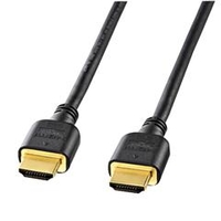 サンワサプライ ハイスピードHDMIケーブル(2m) ブラック KM-HD20-20H