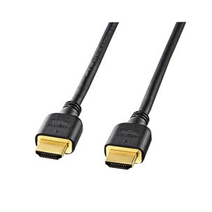 サンワサプライ ハイスピードHDMIケーブル(2m) ブラック KM-HD20-20H-イメージ1