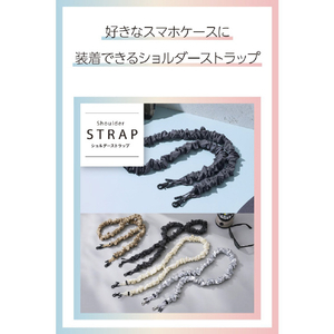 エレコム ショルダーストラップシュシュ/カジュアル チャコールグレー P-STSDH1SCOGY-イメージ3