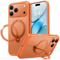 TORRAS iPhone17 Pro用 複合素材PC+TPUケース TORRAS OSTAND Q3 SPIN オレンジ X00FX2915