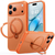 TORRAS iPhone17 Pro用 複合素材PC+TPUケース TORRAS OSTAND Q3 SPIN オレンジ X00FX2915-イメージ1