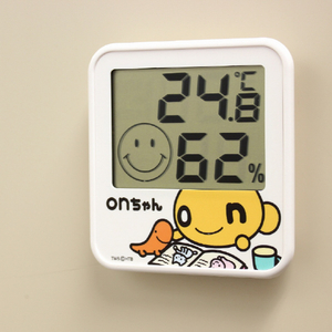 エンペックス onちゃん デジタル温湿度計 くつろぎonちゃん TD8461-イメージ4