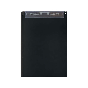 リヒトラブ クリップボードスタンド付 A4 短辺とじ 黒 FC09764-A5167-24-イメージ1