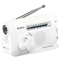 SONY FM/AMポータブルラジオ ホワイト ICFB09W