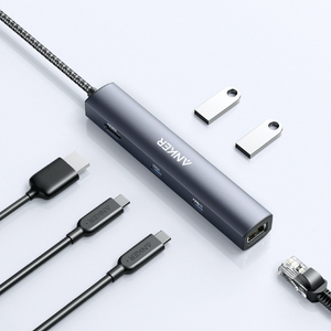 Anker USBハブ グレー A8365NA1-イメージ3
