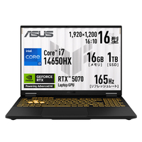 ASUS ASUS TUF Gaming F16 FX608JPR イェーガーグレー FX608JPR-I7R507016G