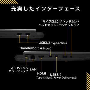 ASUS ASUS TUF Gaming F16 FX608JPR イェーガーグレー FX608JPR-I7R507016G-イメージ7