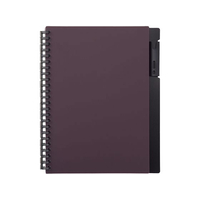 リヒトラブ SELFANA オープンリングノート A5 ボルドーブラック FC046PJ-N7201-3